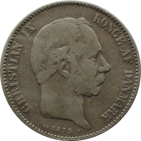 2 korony 1875 dania 1a